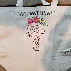 Large baby tote bag